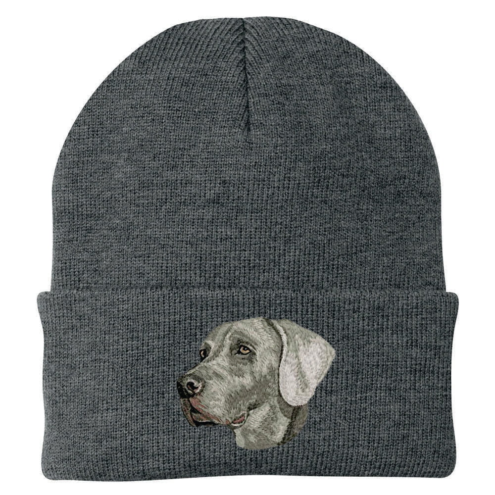 Weimaraner Embroidered Beanie - Image 2
