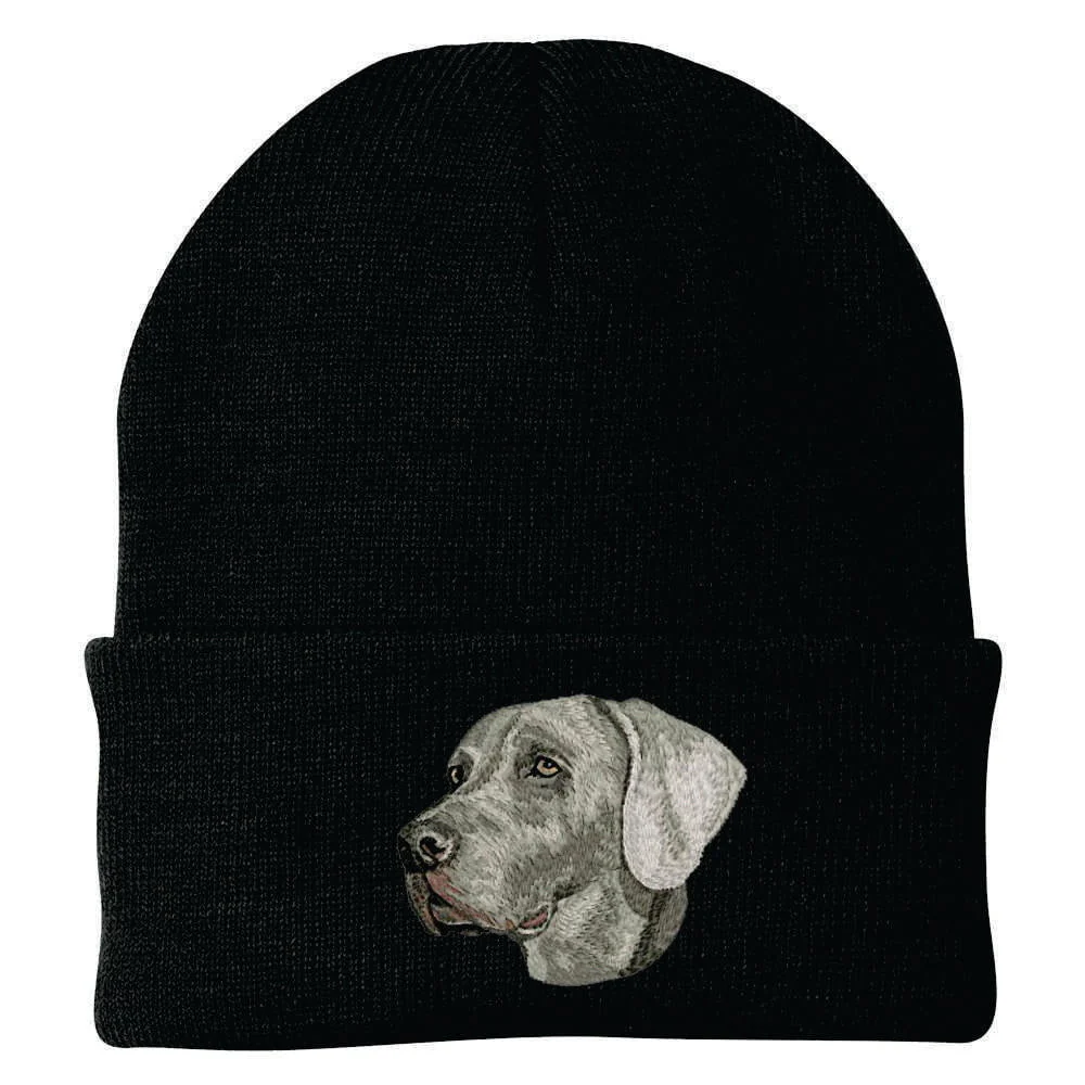 Weimaraner Embroidered Beanie - Image 3
