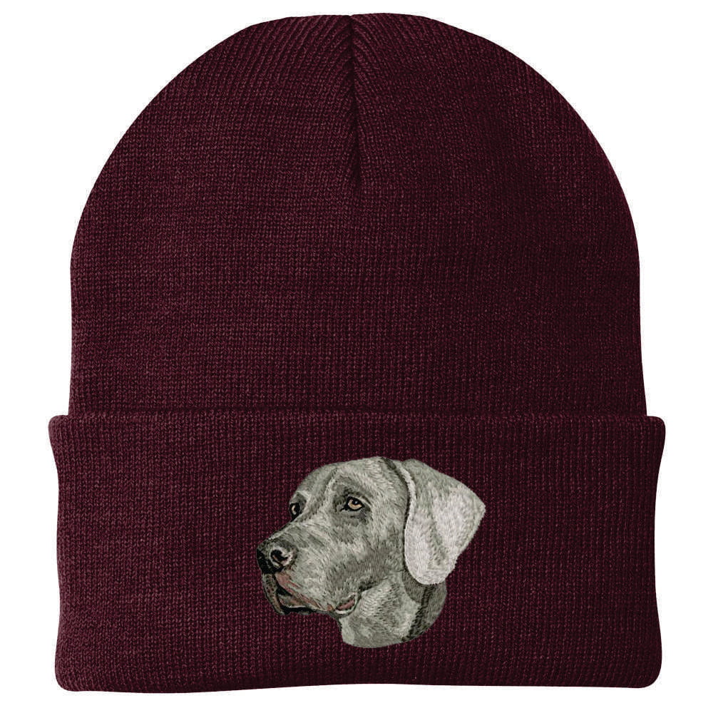 Weimaraner Embroidered Beanie - Image 4