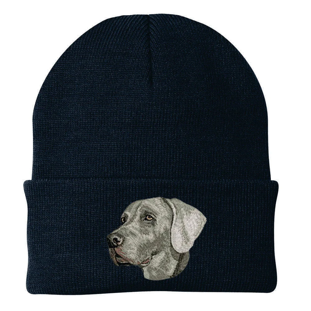 Weimaraner Embroidered Beanie - Image 5