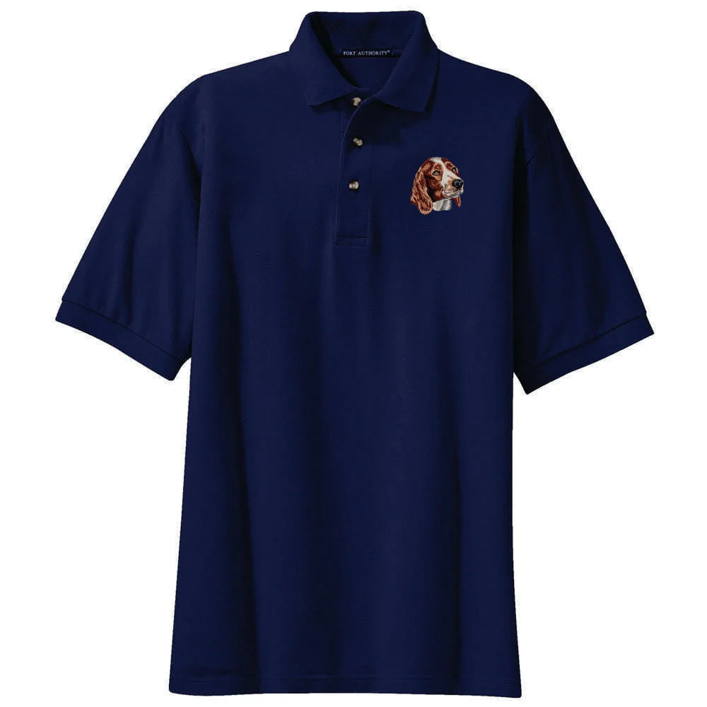 Welsh Springer Spaniel Embroidered Polo Shirt