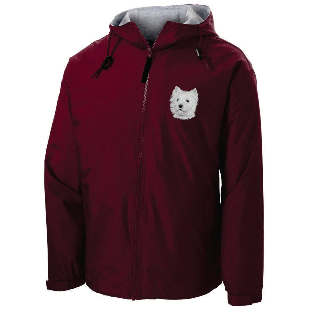 West Highland White Terrier Embroidered Hooded Jacket - Image 4
