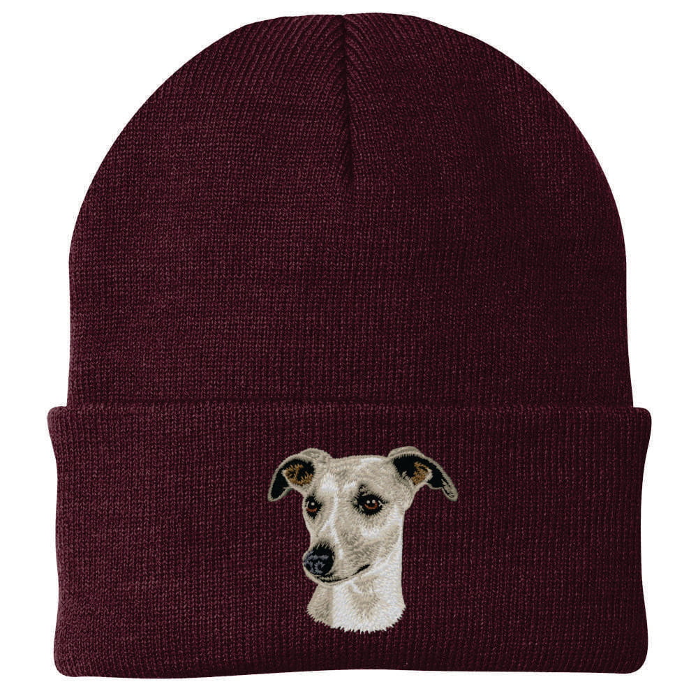 Whippet Embroidered Beanie - Image 4