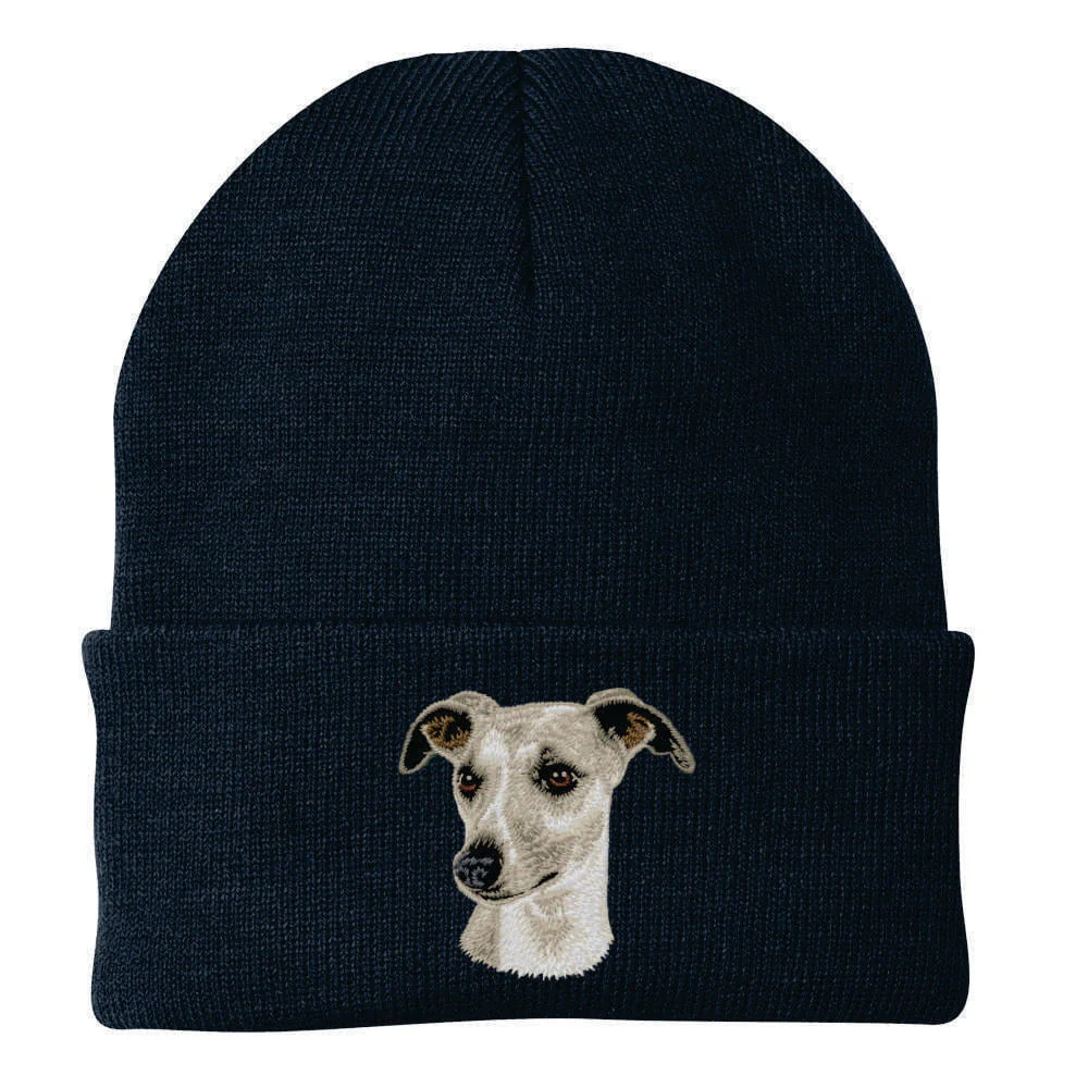 Whippet Embroidered Beanie - Image 5