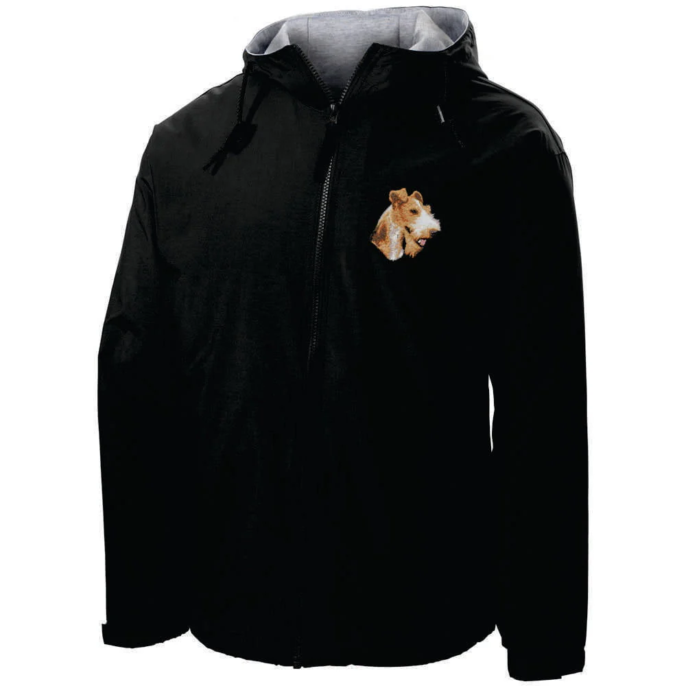 Wire Fox Terrier Embroidered Hooded Jacket - Image 2