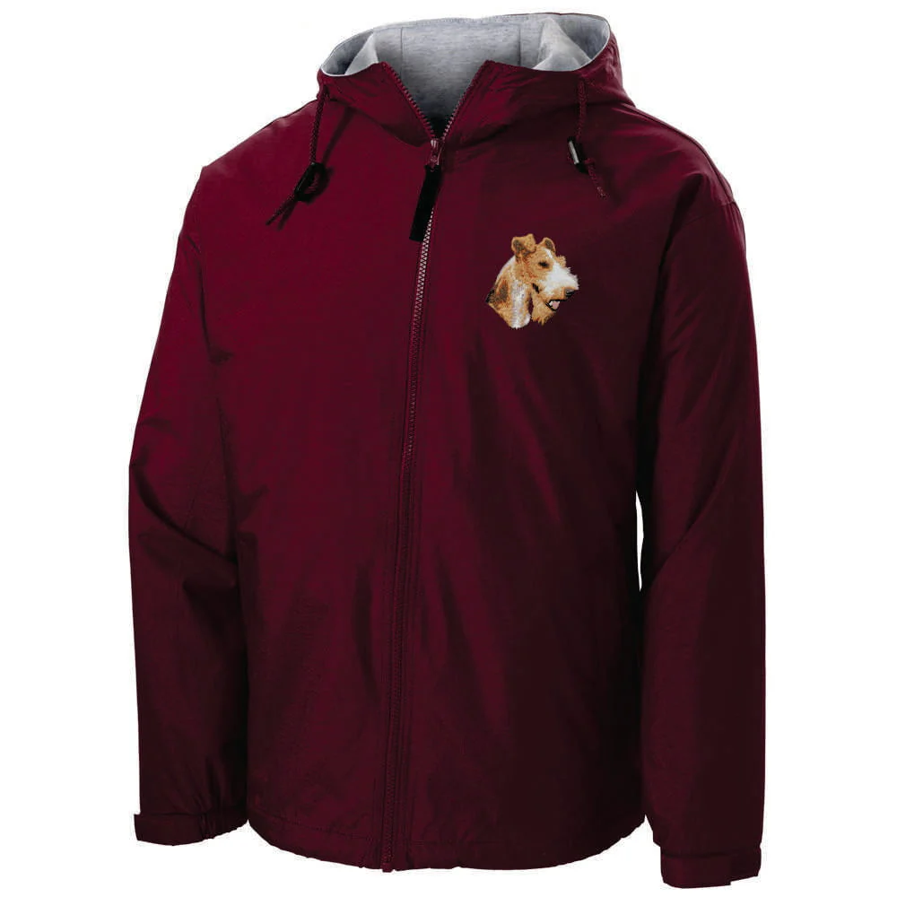 Wire Fox Terrier Embroidered Hooded Jacket - Image 4