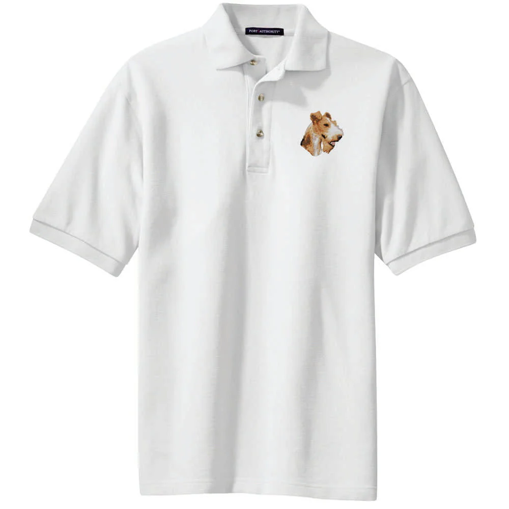 Wire Fox Terrier Embroidered Polo Shirt - Image 2