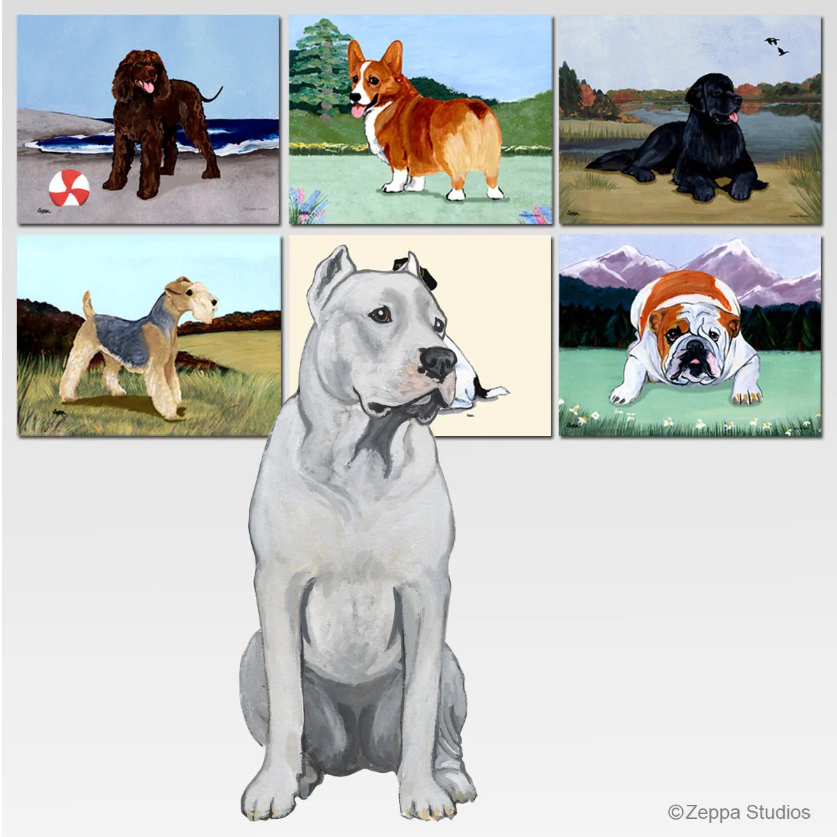 Dogo Argentino Welcome Mat - Image 2