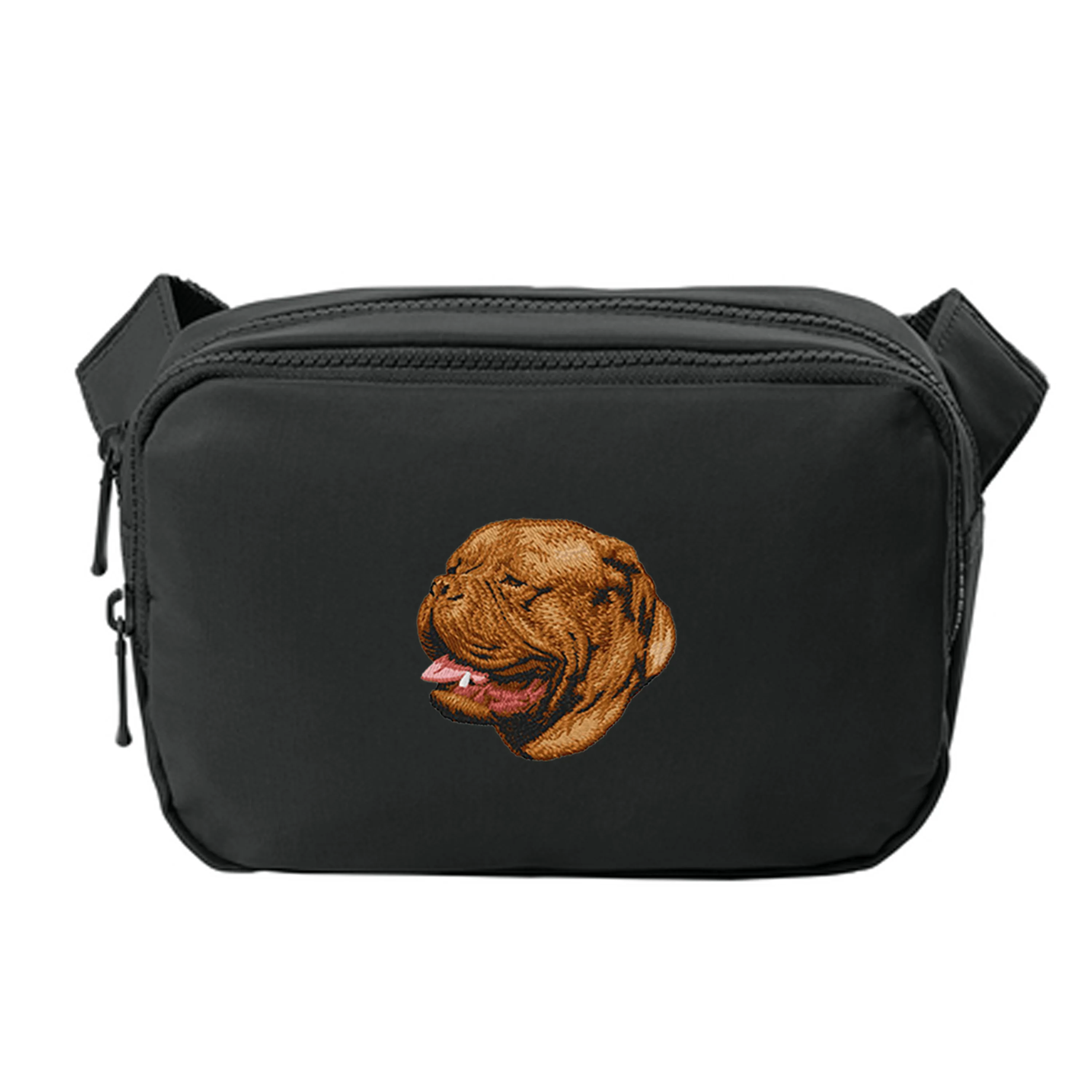 Dogue de Bordeaux Embroidered Crossbody Bag