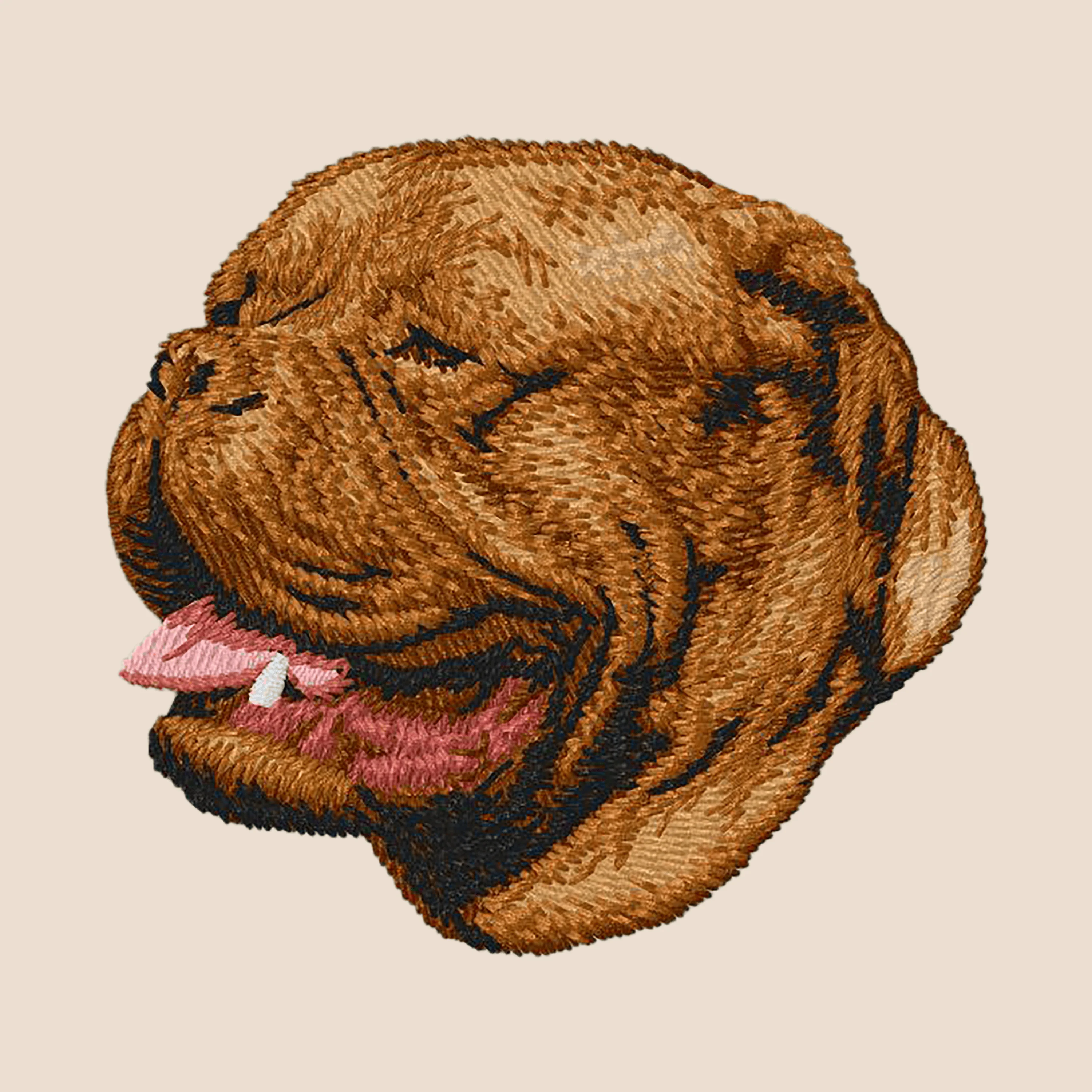Dogue de Bordeaux Embroidered Tote - Image 4