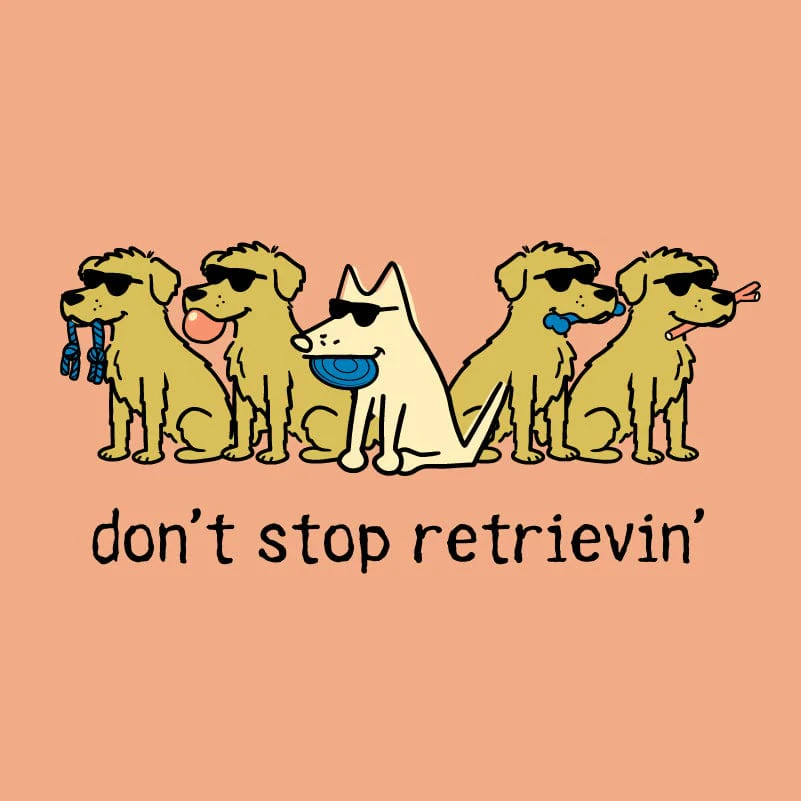 Don't Stop Retrievin - Lightweight Tee - Image 2