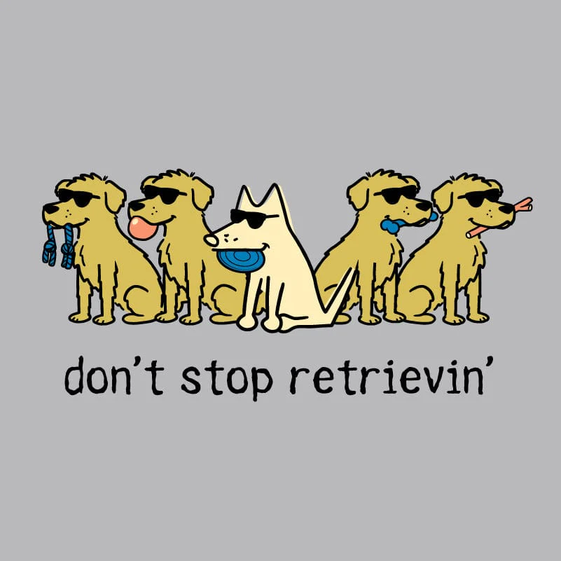 Don't Stop Retrievin - Baseball T-Shirt - Image 2