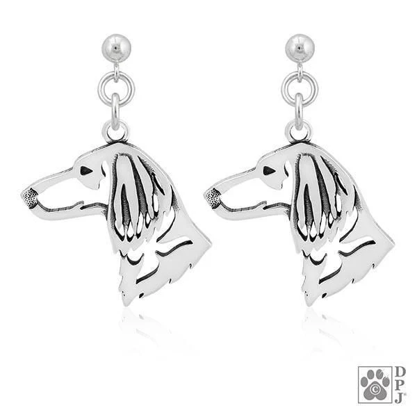 Dachshund Longhaired, Head, Earring - Image 2