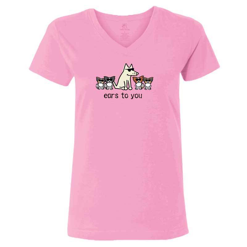 Ears To You - Ladies T-Shirt V-Neck - Image 3