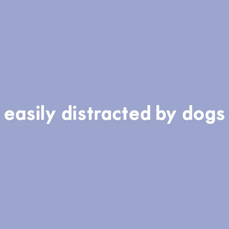Easily Distracted By Dogs Embroidered Mock Neck Sweatshirt - Image 2