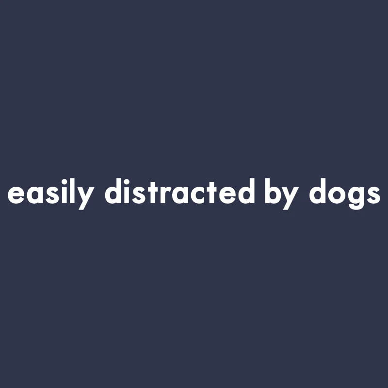 Easily Distracted By Dogs Embroidered Mock Neck Sweatshirt - Image 4