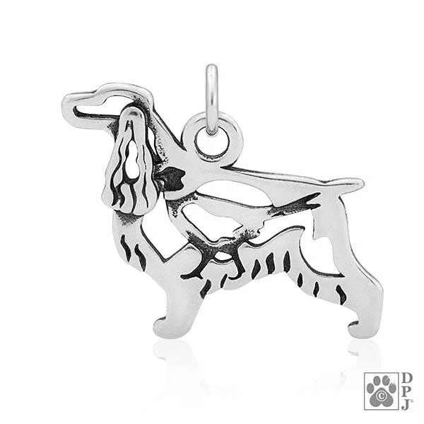 English Cocker Spaniel w/Pheasant, Body, Pendant