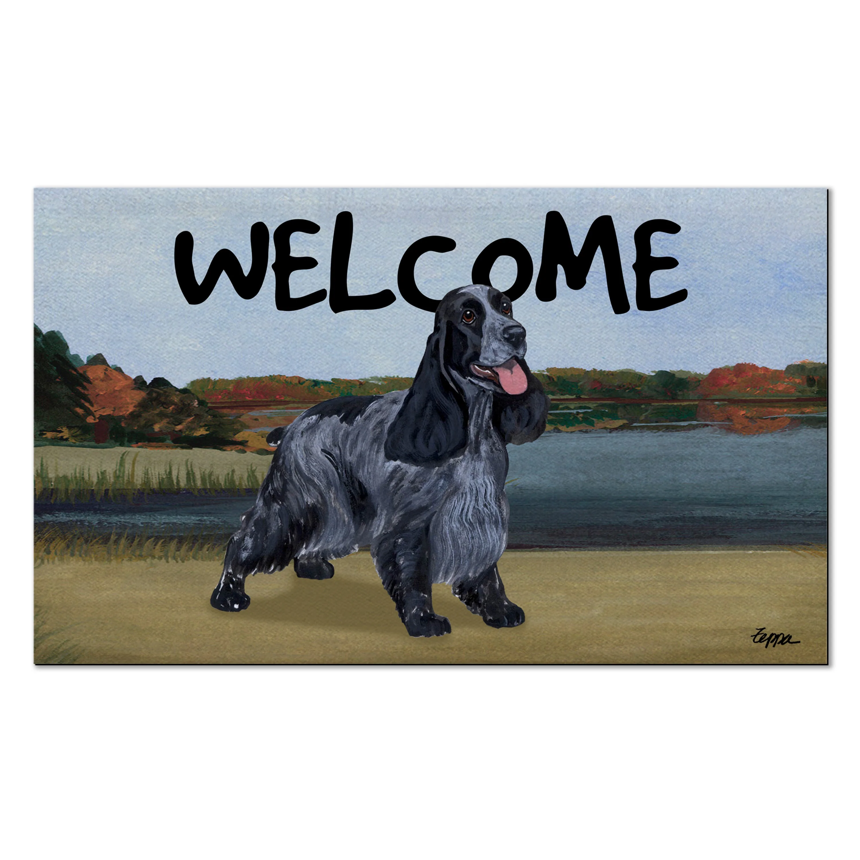 English Cocker Spaniel  Welcome Mat - Image 2