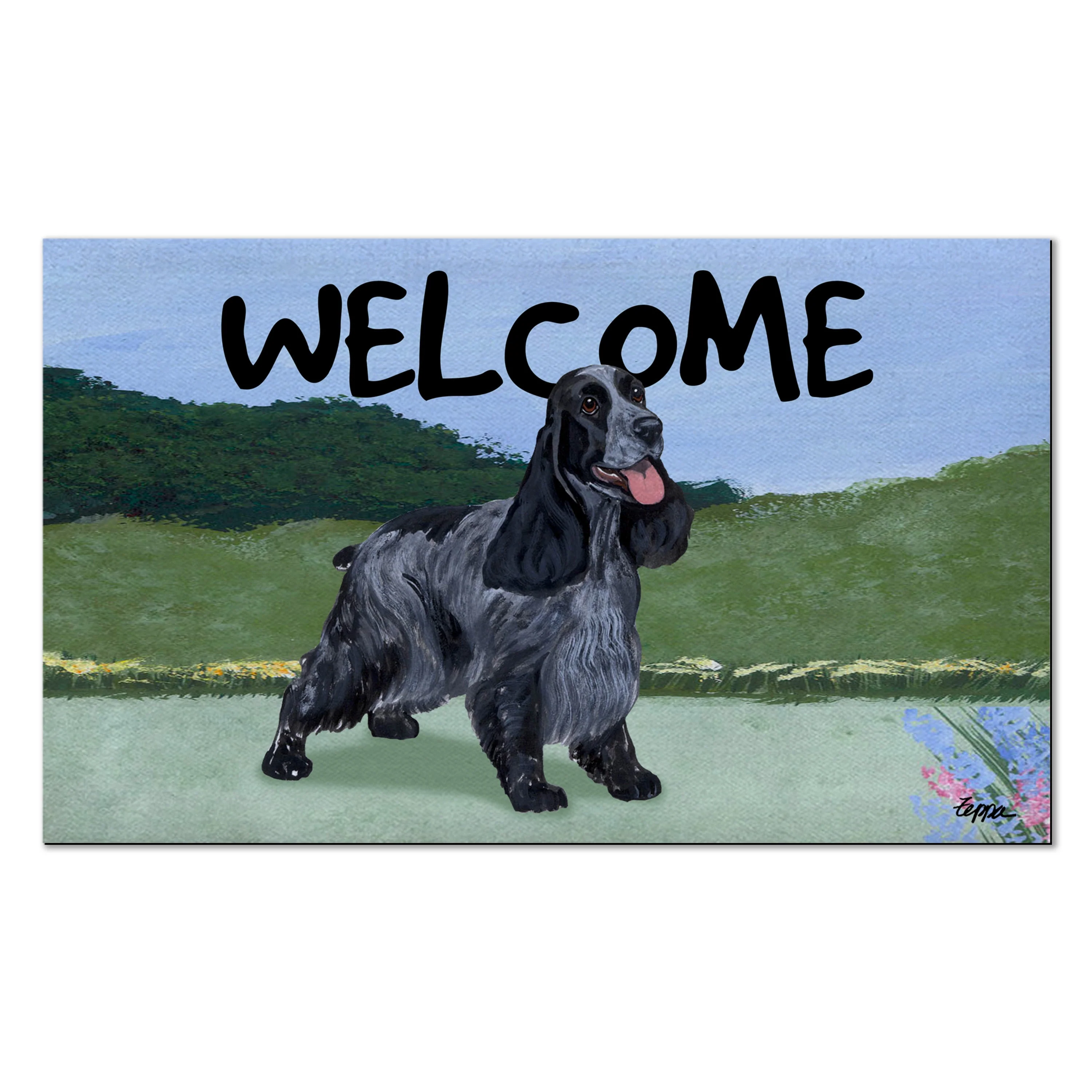 English Cocker Spaniel  Welcome Mat - Image 3