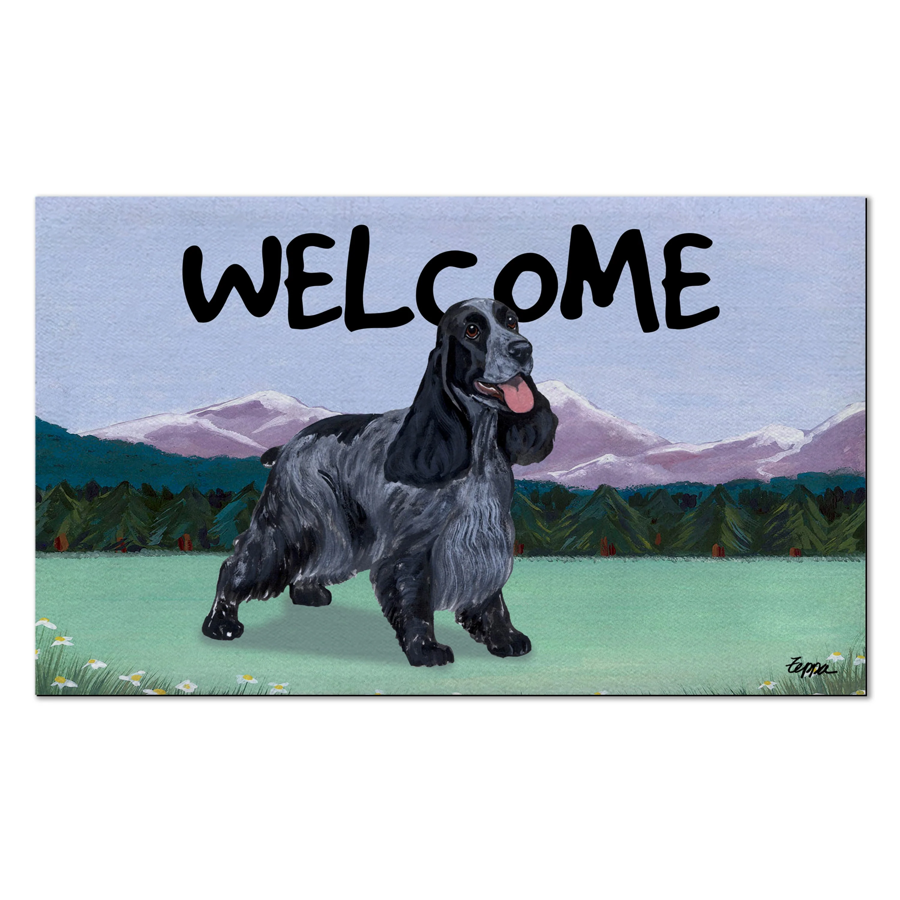 English Cocker Spaniel  Welcome Mat - Image 4