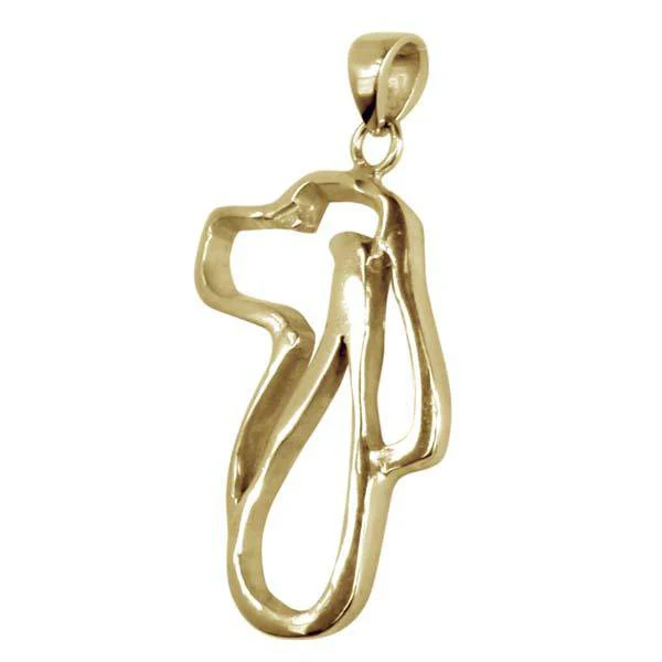 English Cocker Spaniel 14K Gold Cut Out Pendant - Image 3