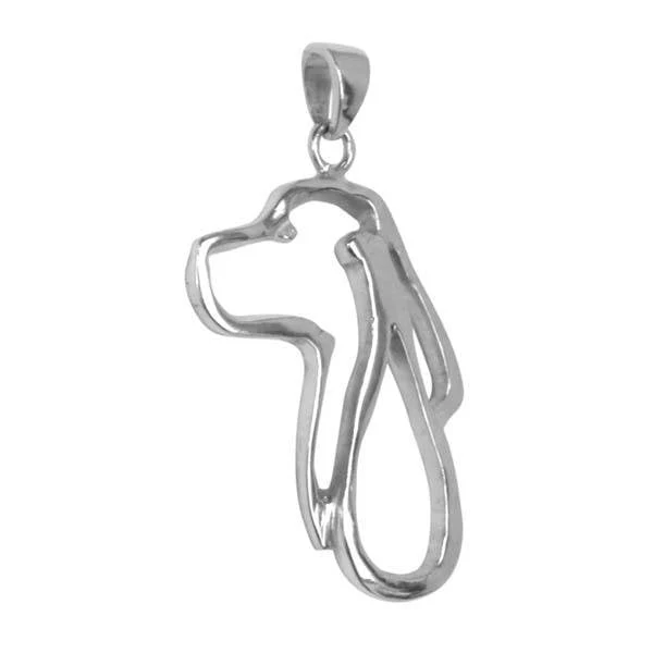 English Cocker Spaniel Sterling Silver Cut Out Pendants - Image 2