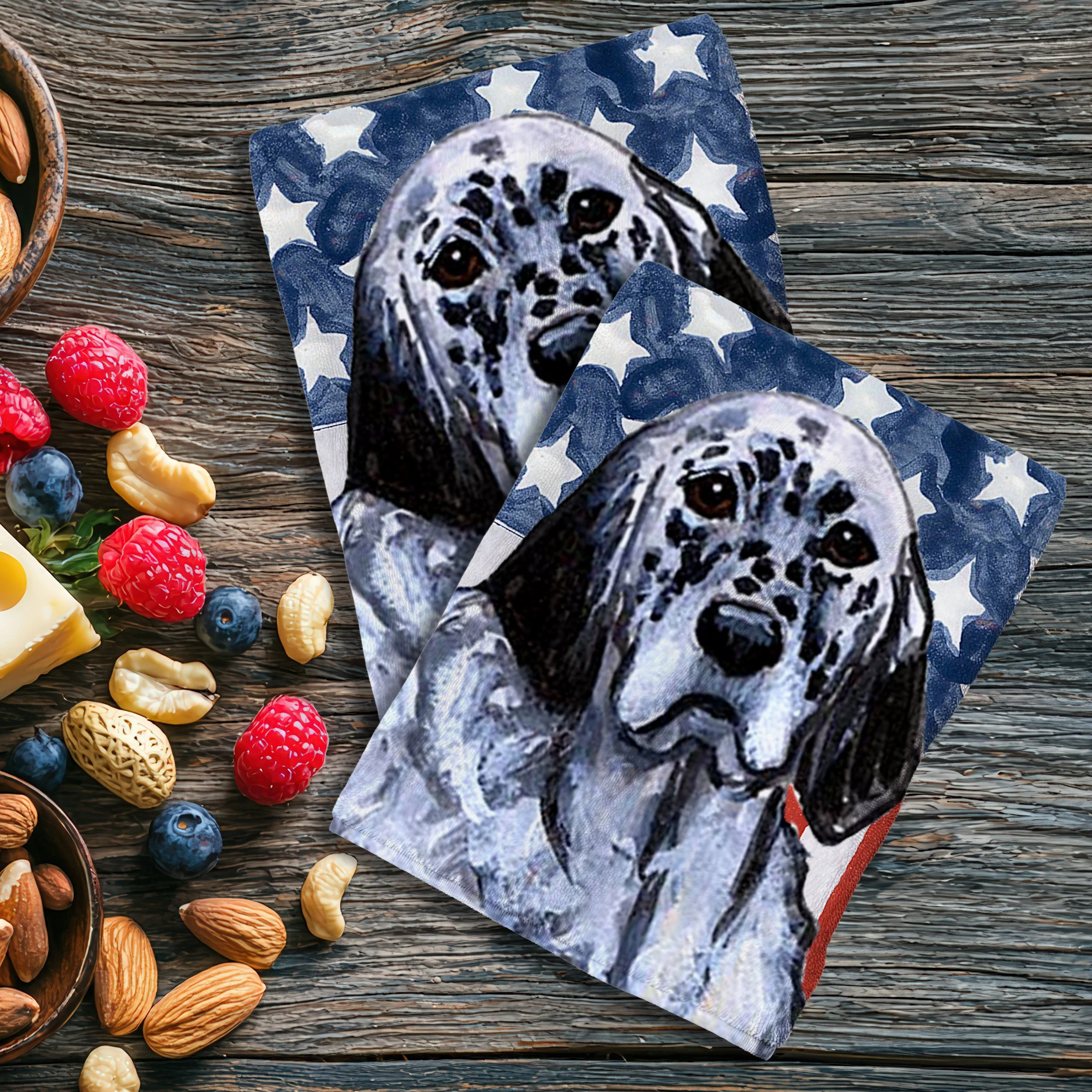 English Setter Americana Kitchen Towel Set - Image 2