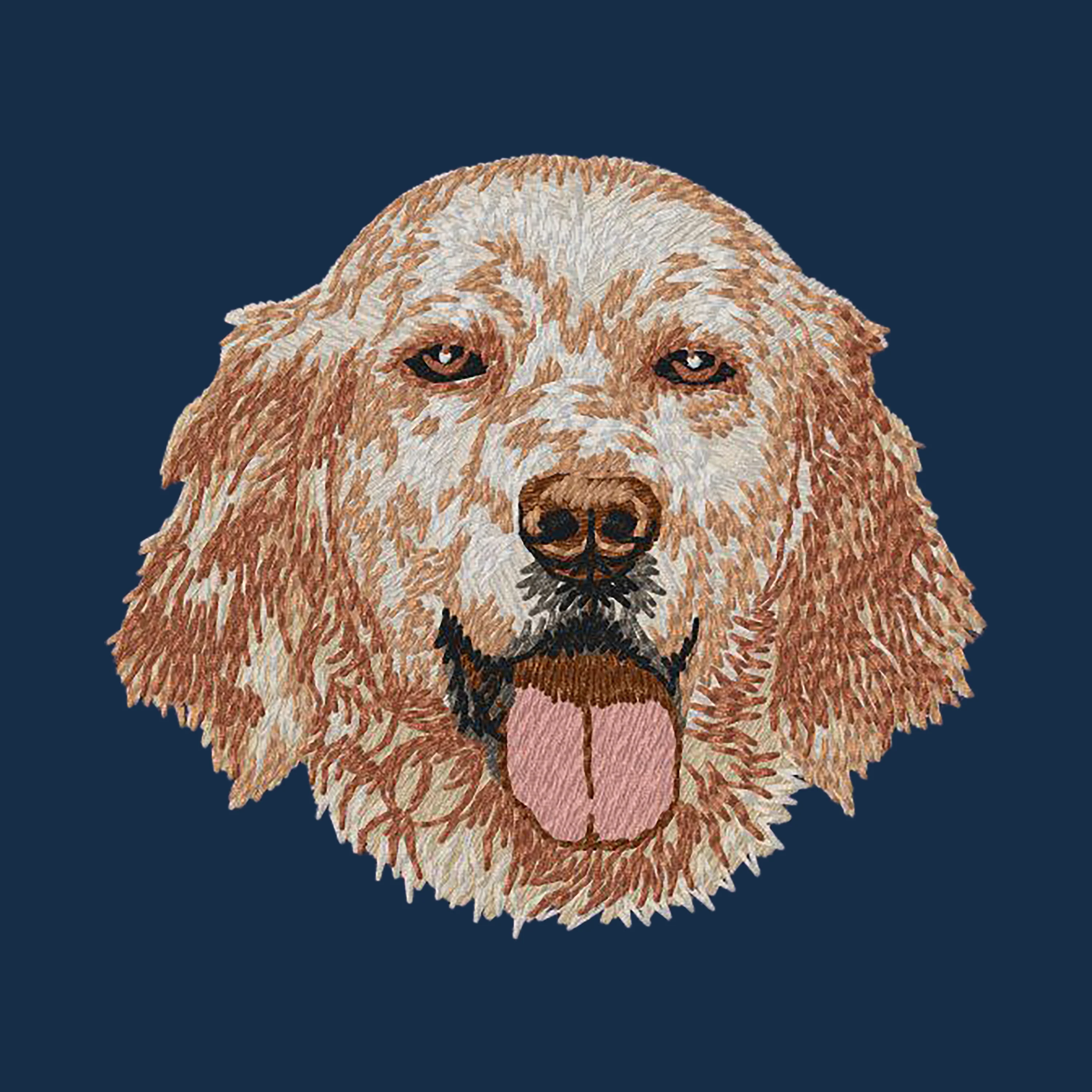 English Setter Embroidered Men's Denim Shirt - Image 4