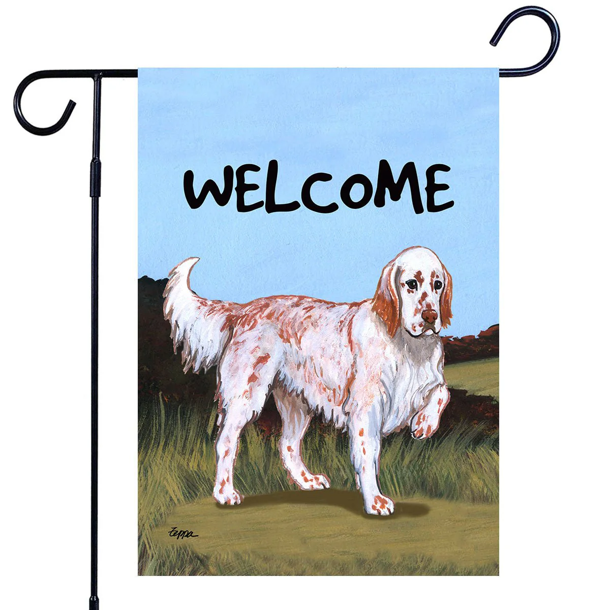English Setter Garden Flag - Image 2