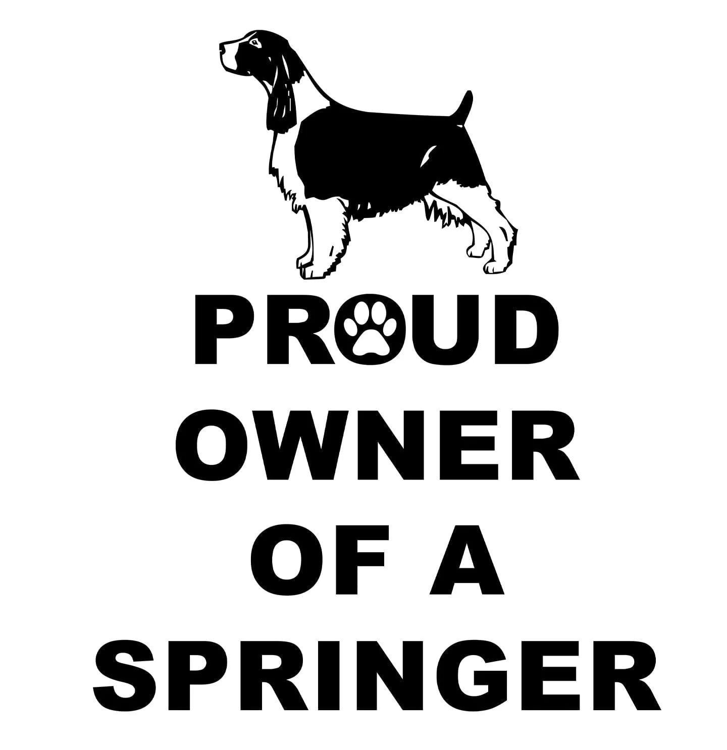 English Springer Spaniel Proud Owner - Women's V-Neck T-Shirt - Image 2