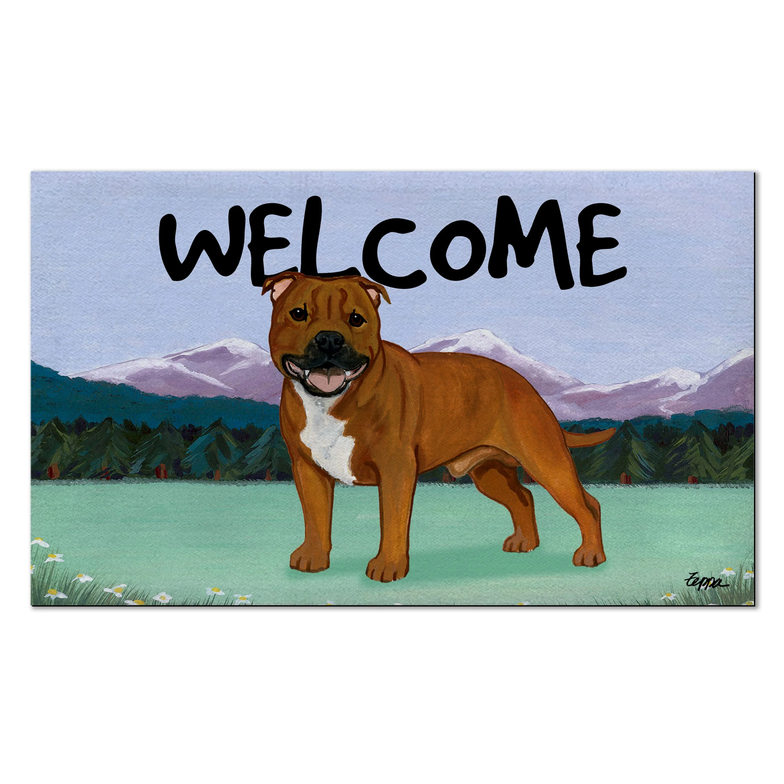 English Staffordshire Welcome Mat - Image 3