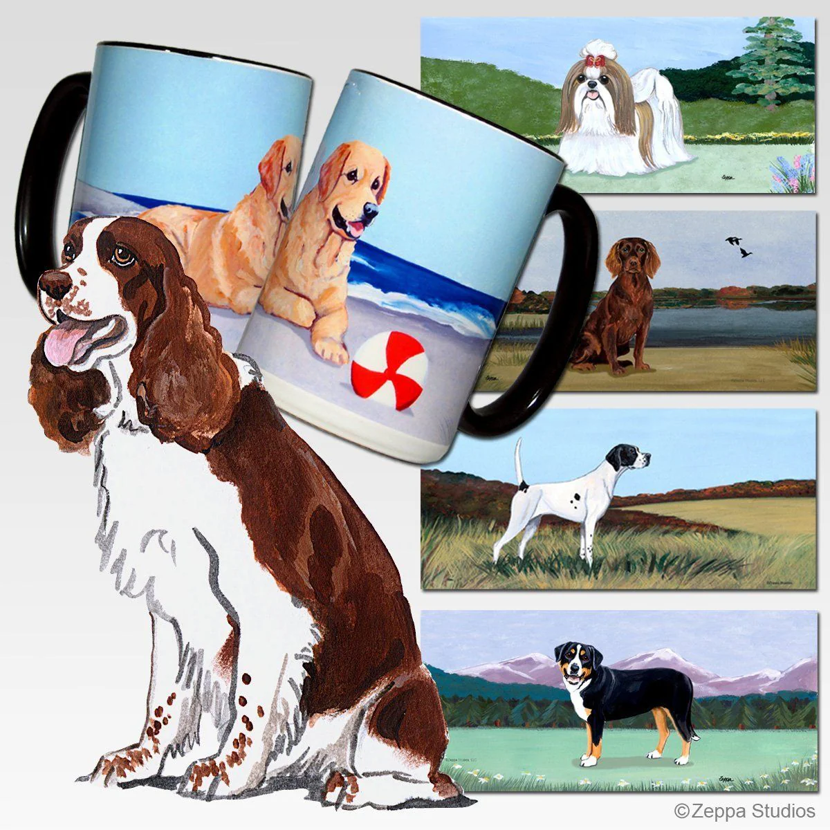 English Springer Spaniel Scenic Mug - Image 2