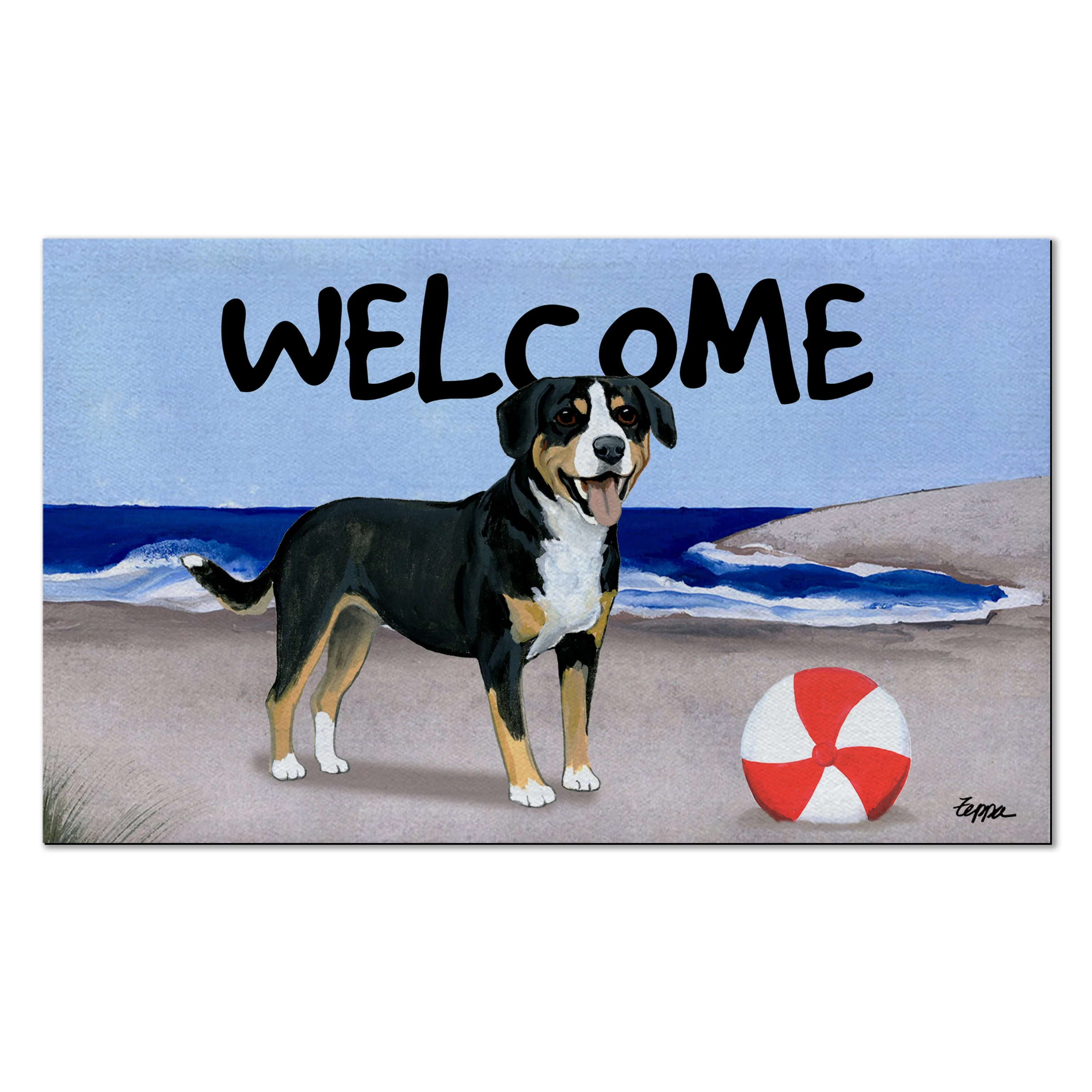 Entlebucher Mountain Dog Welcome Mat - Image 4