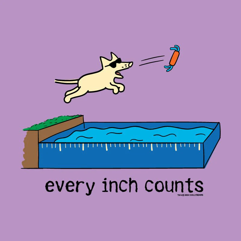 Every Inch Counts - Ladies T-Shirt V-Neck - Image 2