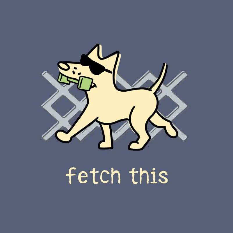 Fetch This - Ladies Curvy V-Neck Tee - Image 2