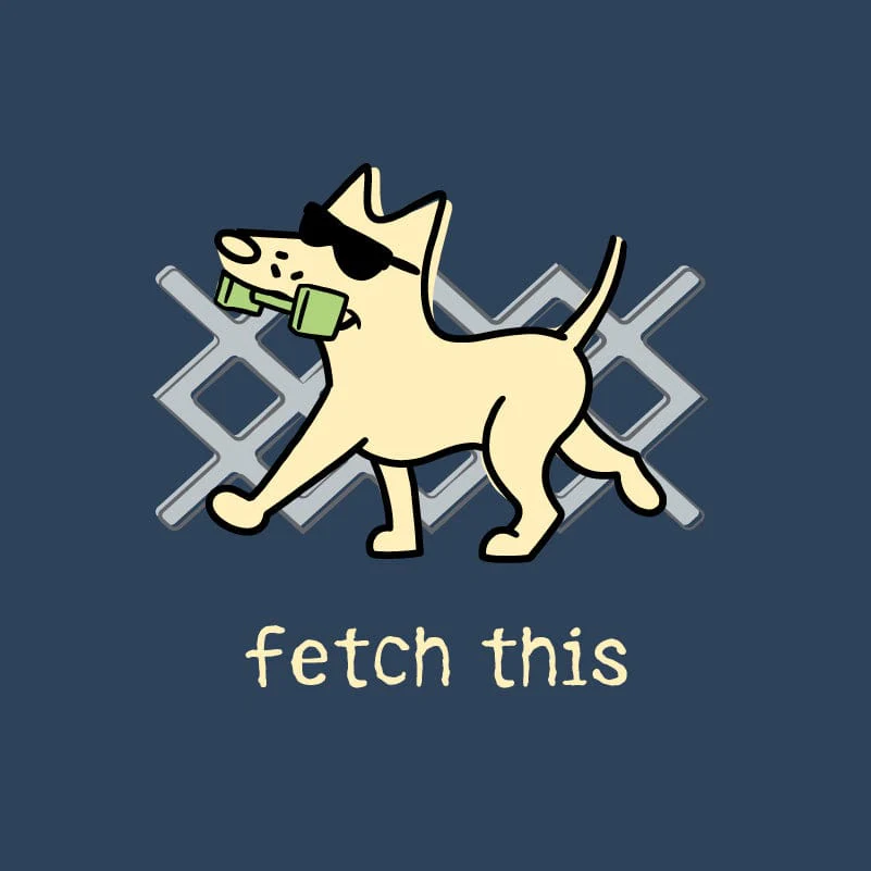 Fetch This - Ladies T-Shirt V-Neck - Image 2