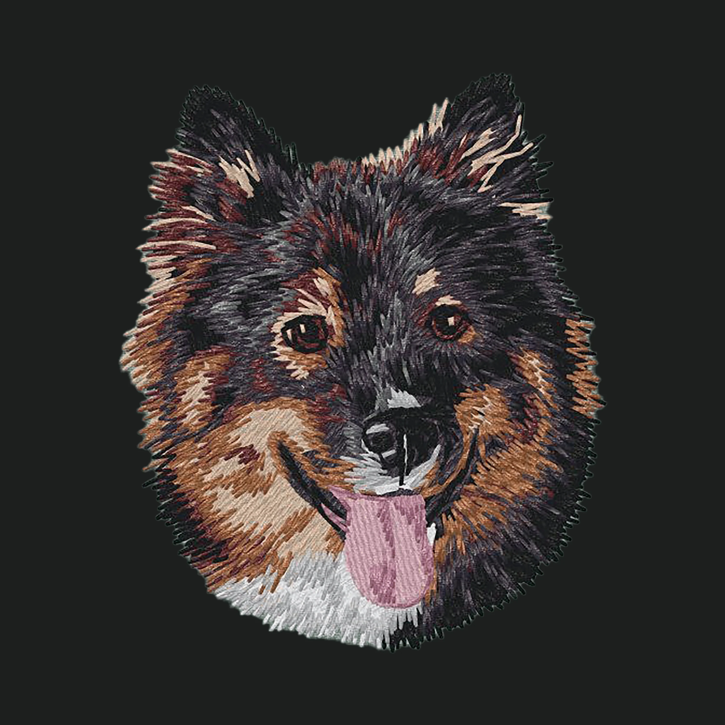Finnish Lapphund Embroidered Crossbody Bag - Image 2