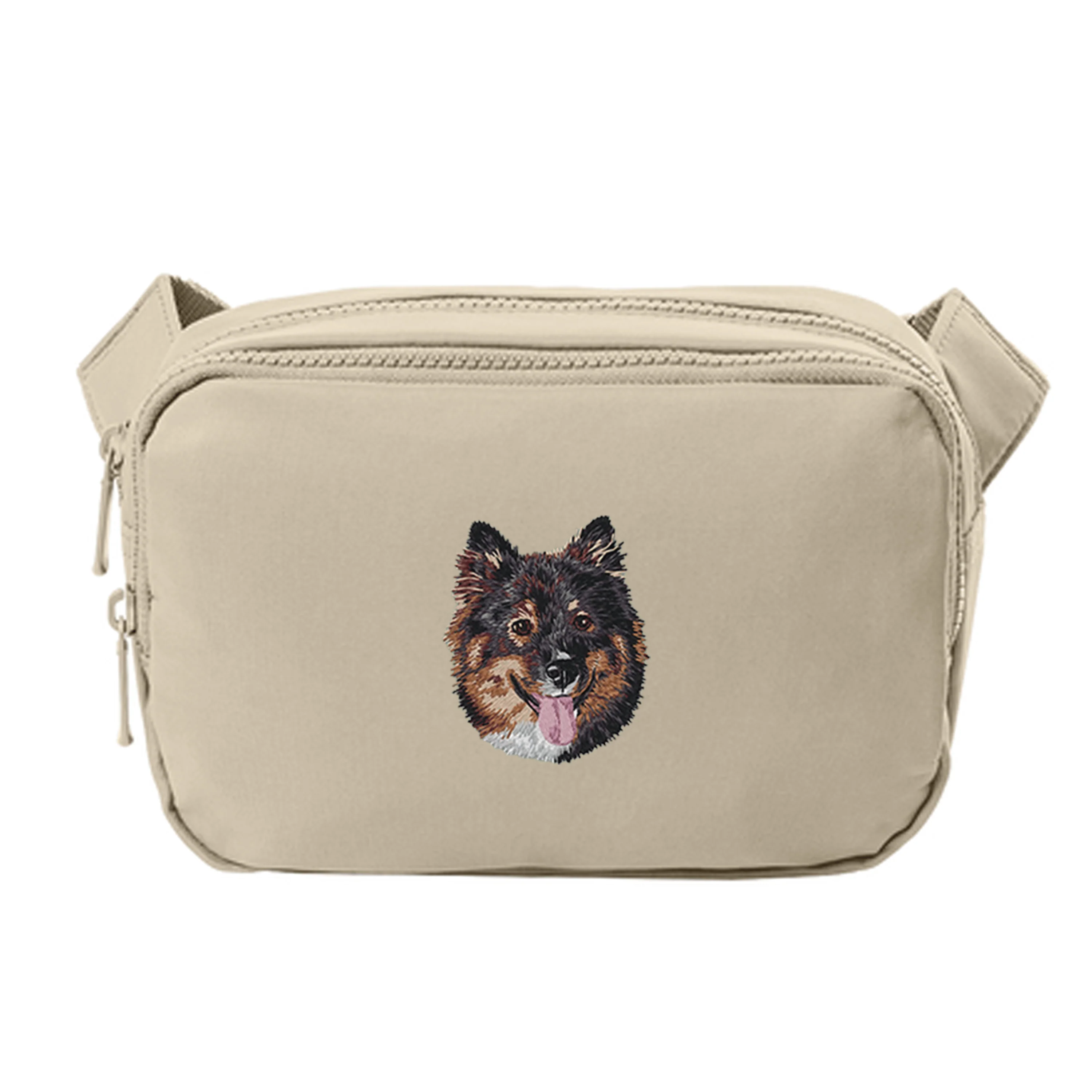 Finnish Lapphund Embroidered Crossbody Bag - Image 3