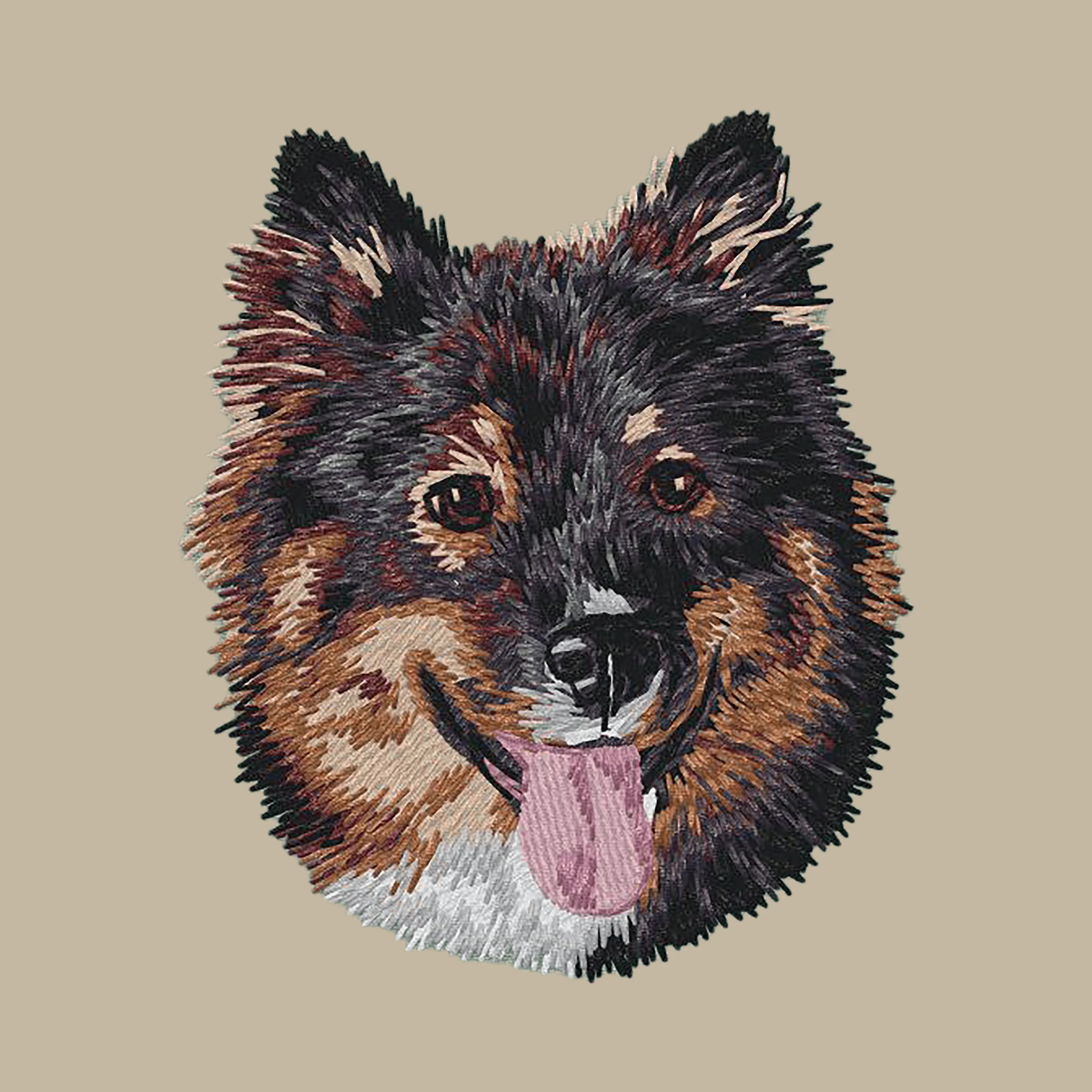 Finnish Lapphund Embroidered Crossbody Bag - Image 4