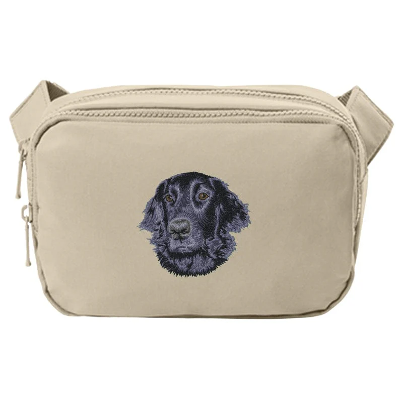 Flat-Coated Retriever Embroidered Crossbody Bag - Image 3