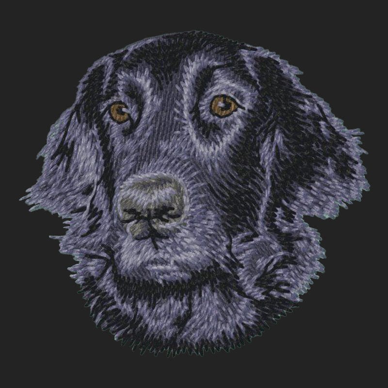 Flat-Coated Retriever Embroidered Sweatshirt Hoodie - Image 2