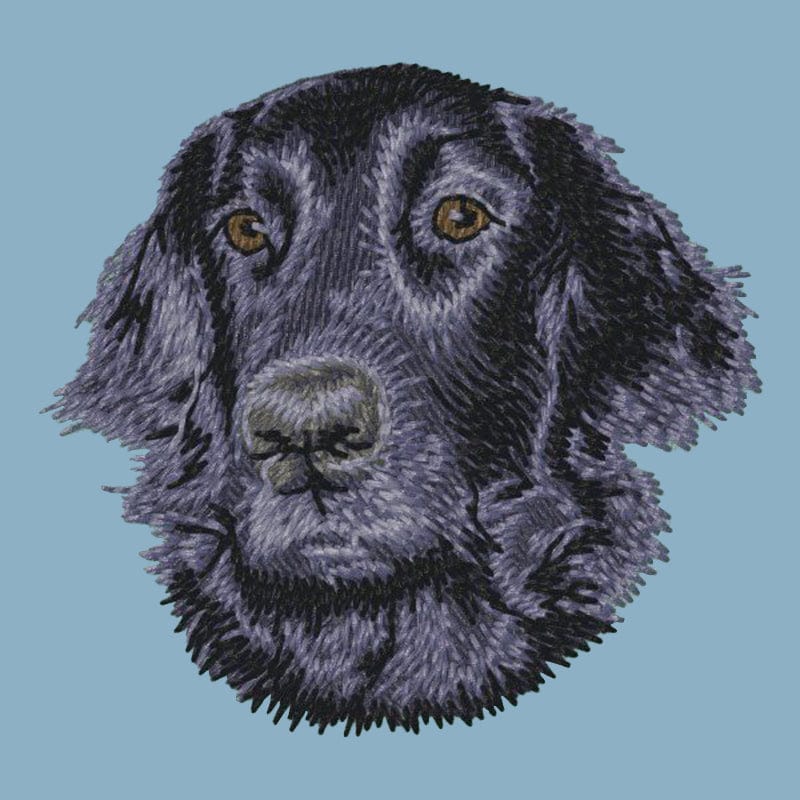 Flat-Coated Retriever Embroidered Sweatshirt Hoodie - Image 4