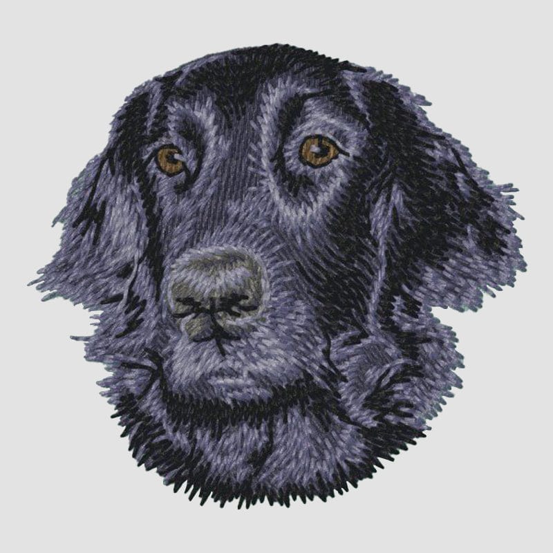 Flat-Coated Retriever Embroidered Sweatshirt Hoodie - Image 8