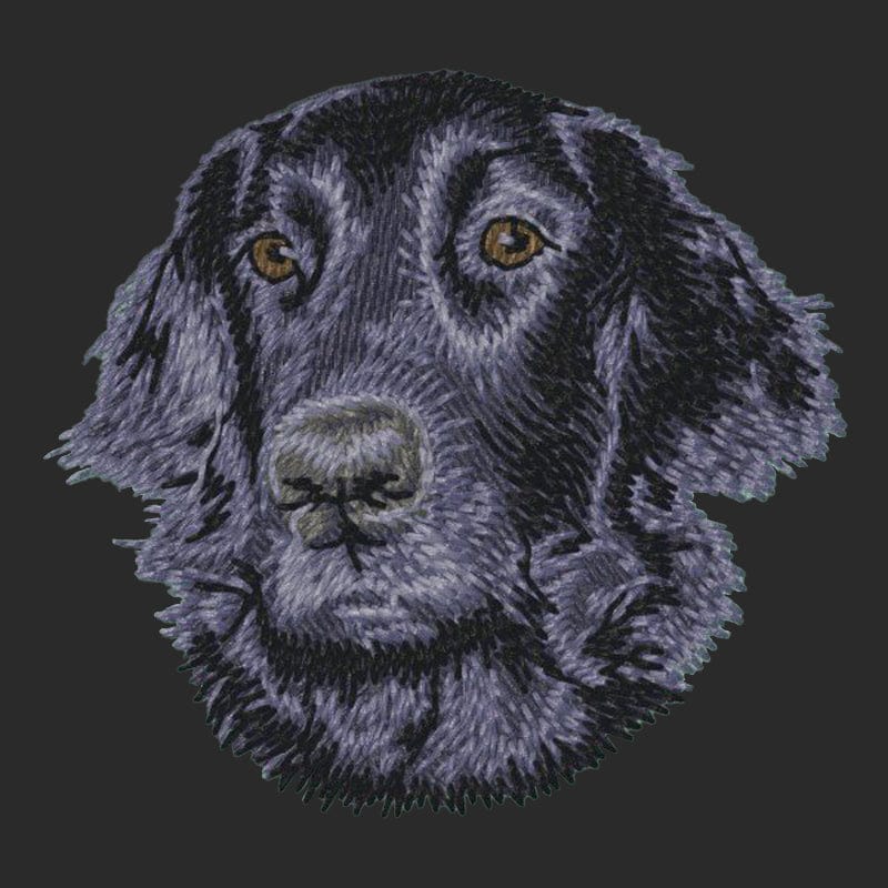 Flat-Coated Retriever Embroidered Wearable Blanket - Image 2