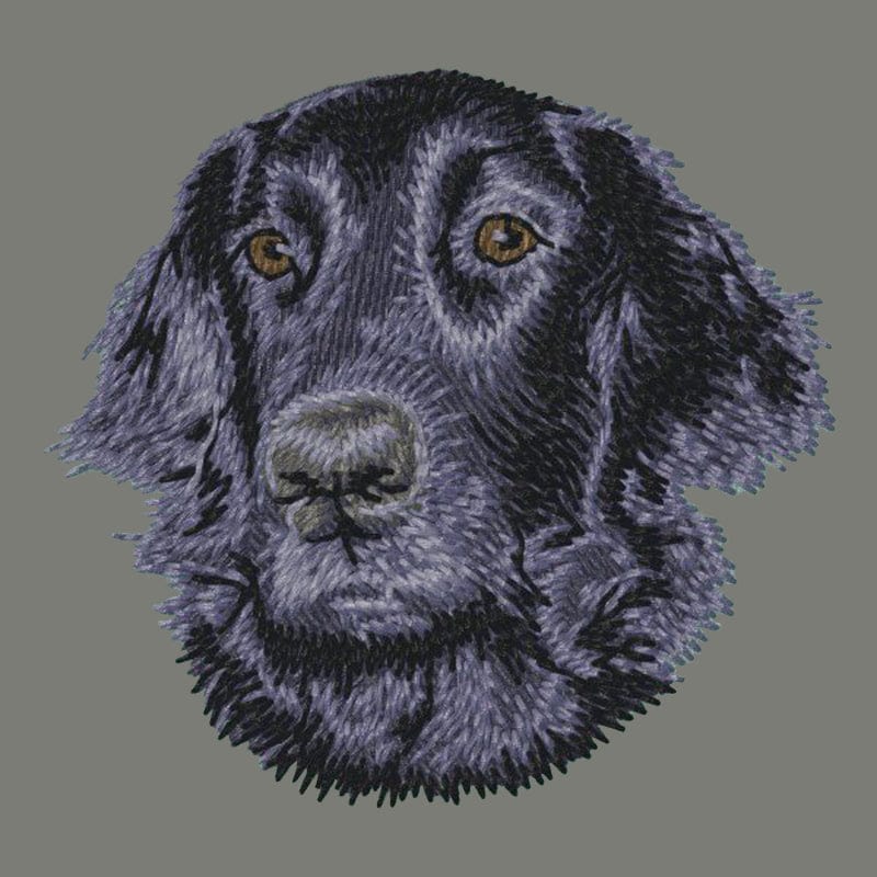 Flat-Coated Retriever Embroidered Wearable Blanket - Image 4