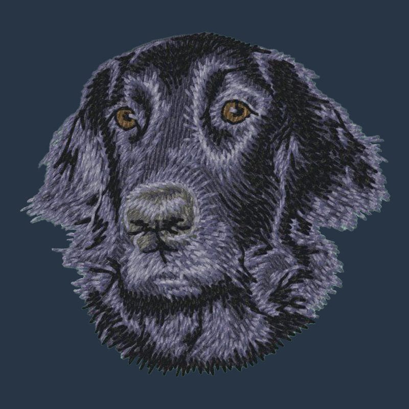Flat-Coated Retriever Embroidered Wearable Blanket - Image 6