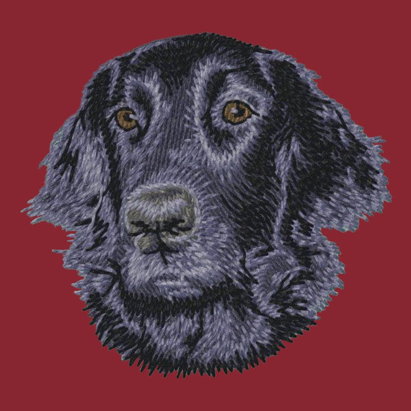 Flat-Coated Retriever Embroidered Wearable Blanket - Image 8
