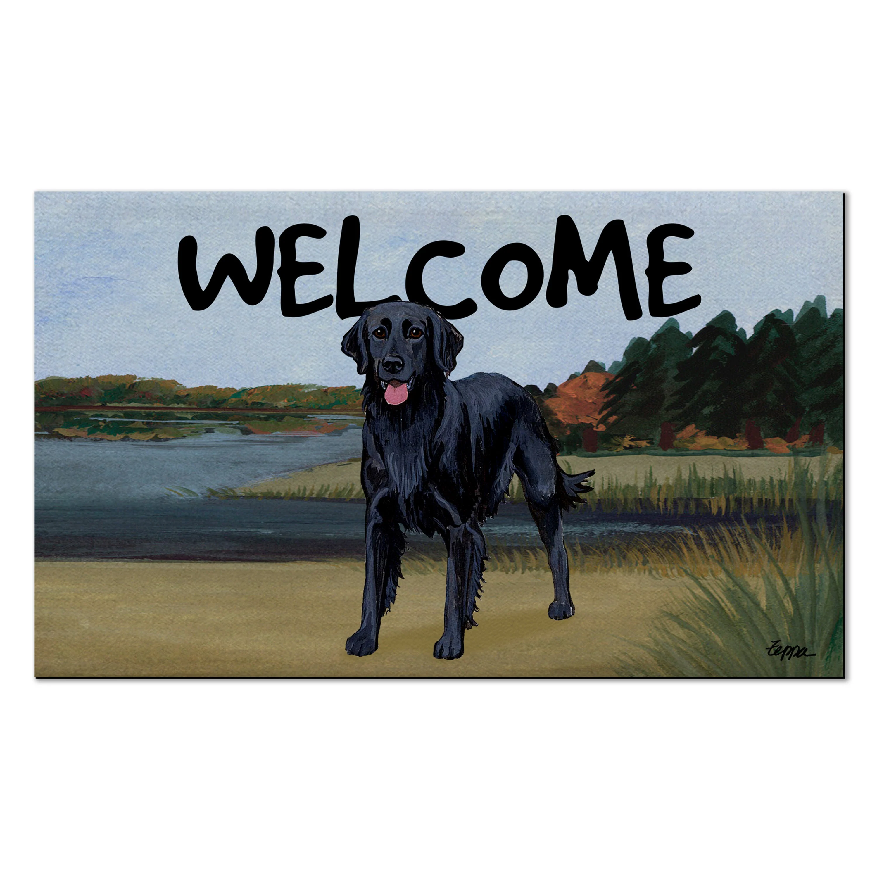 Flat-Coated Retriever Welcome Mat - Image 2