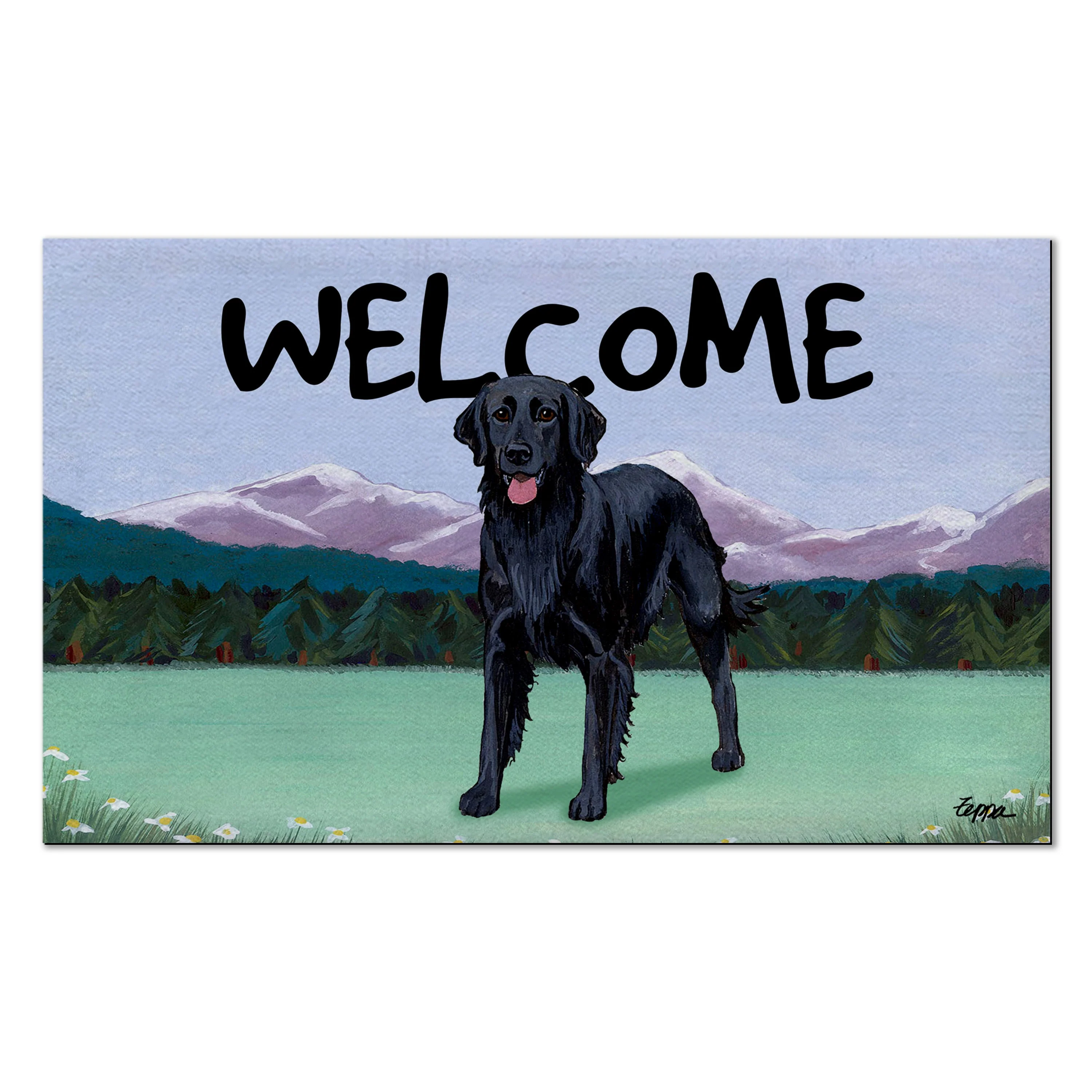Flat-Coated Retriever Welcome Mat - Image 3