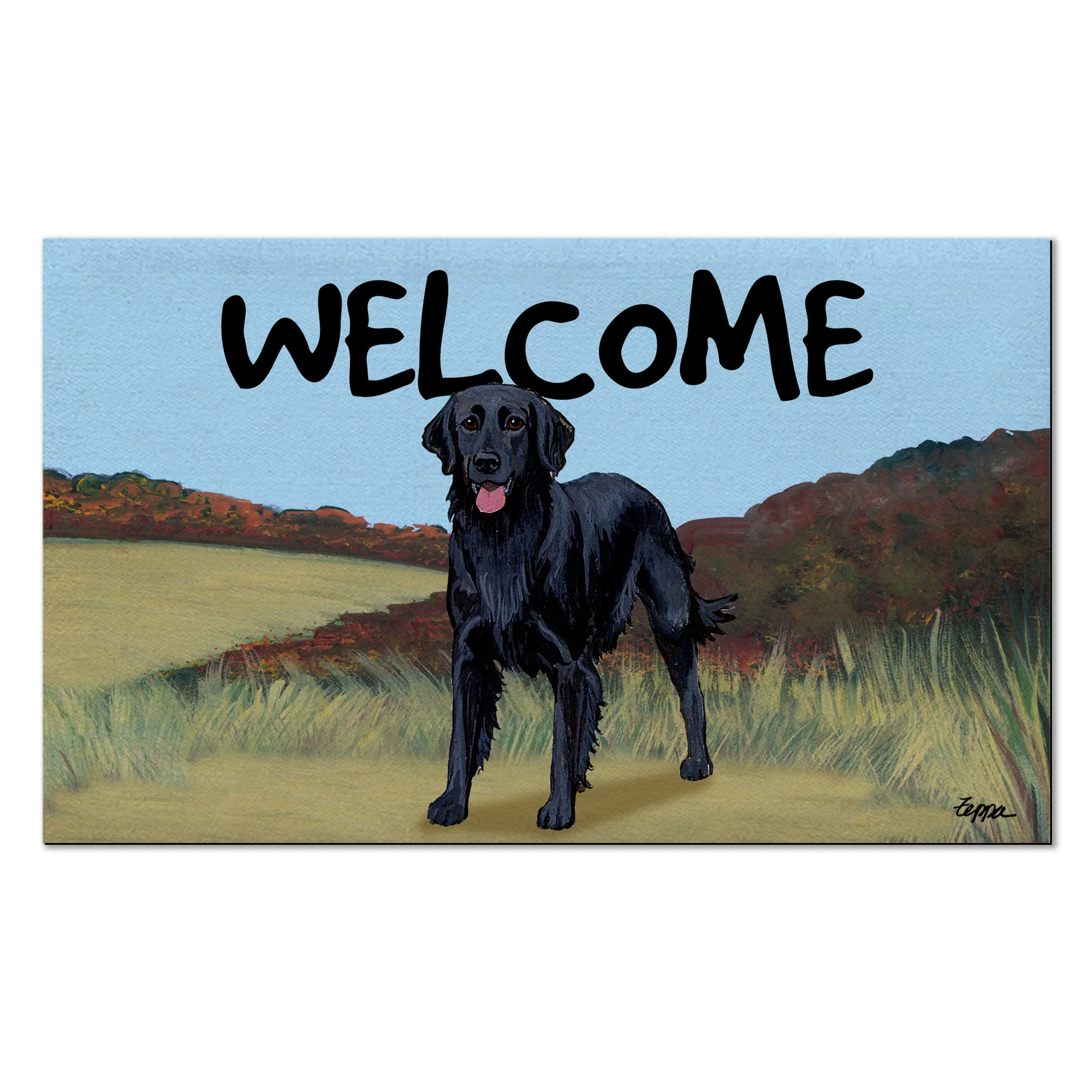 Flat-Coated Retriever Welcome Mat - Image 4